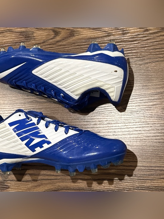 Size 10.5 Nike Vapor Speed Low TD Football Cleats Royal Blue White 668831-109 main image 6